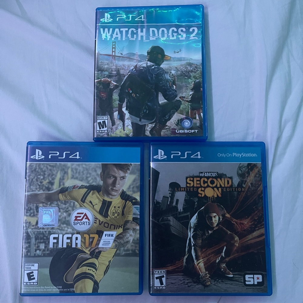 3 PACK PS4 GAMES BRAND NEW❗️(Can buy individually) COMMENT TO MAKE AN OFFER